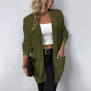 Tabitha Sutherland | Oversized Waffle-Knit Cardigan