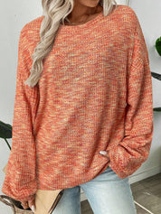 Amelia Taylor | Round Neck Loose Knit Sweater