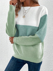 Harriet Osborne | Colour-Block Knit Sweater