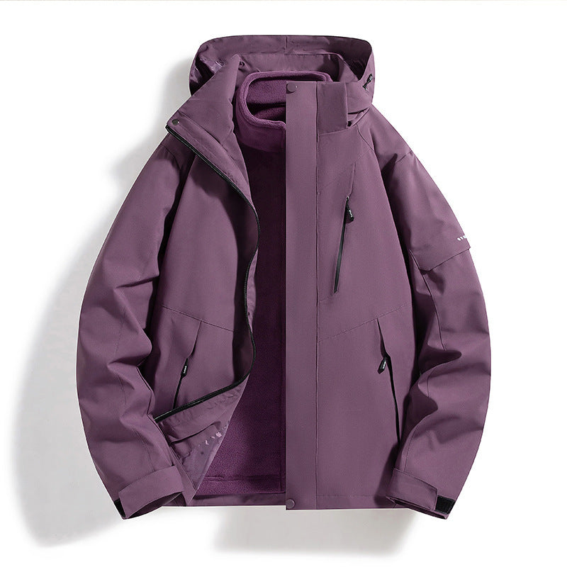Penelope Davies | 3-in-1 Colour-Block Waterproof Jacket