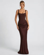 Rosie Thompson | Black Corset Maxi Dress Sleeveless