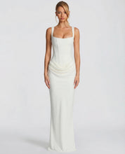 Rosie Thompson | Black Corset Maxi Dress Sleeveless