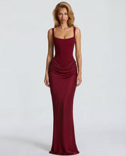 Rosie Thompson | Black Corset Maxi Dress Sleeveless