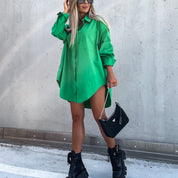 Amelia Sinclair | Oversized Shirt Dress For Women