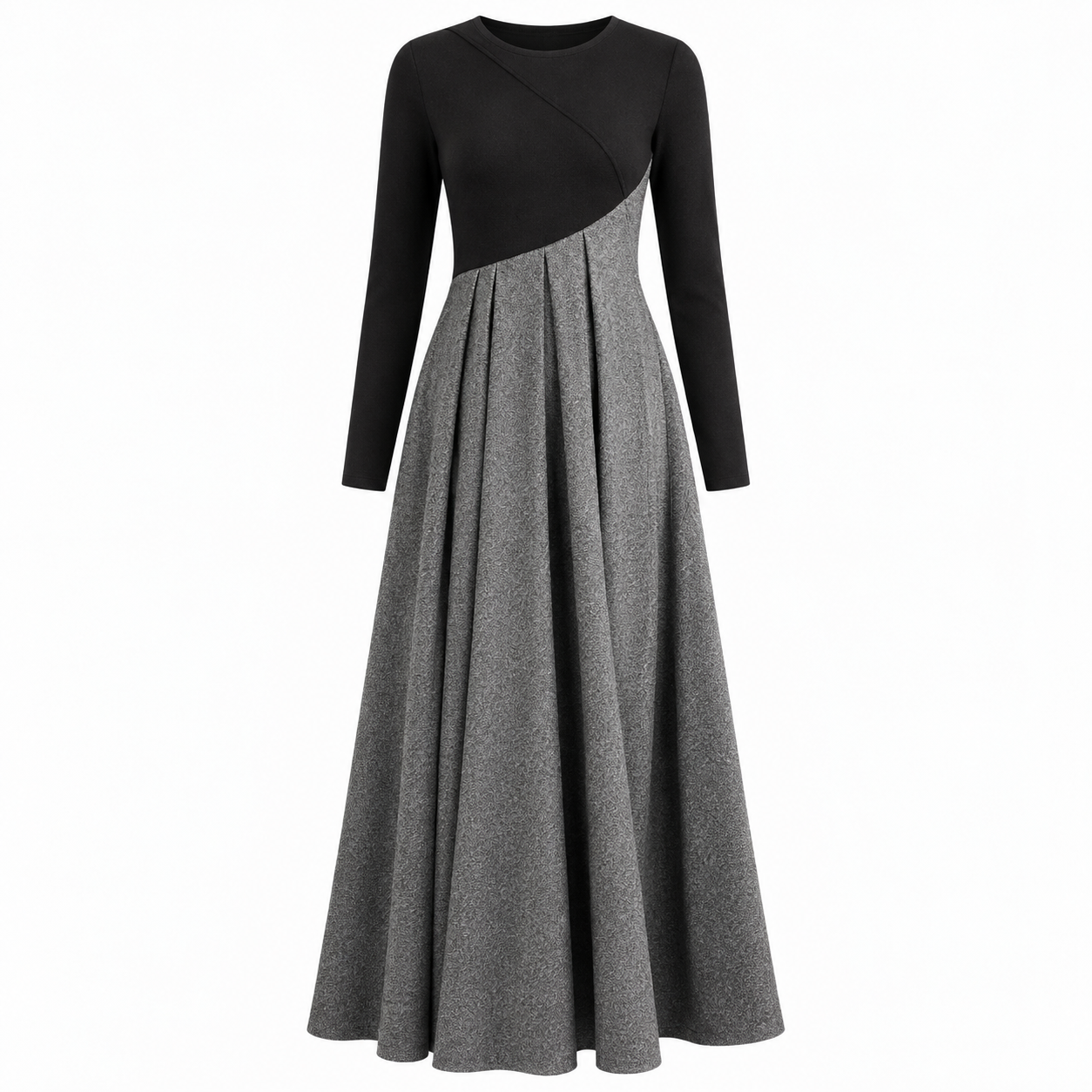 Amelia Prewitt | Colour Block Long Sleeve Maxi Dress