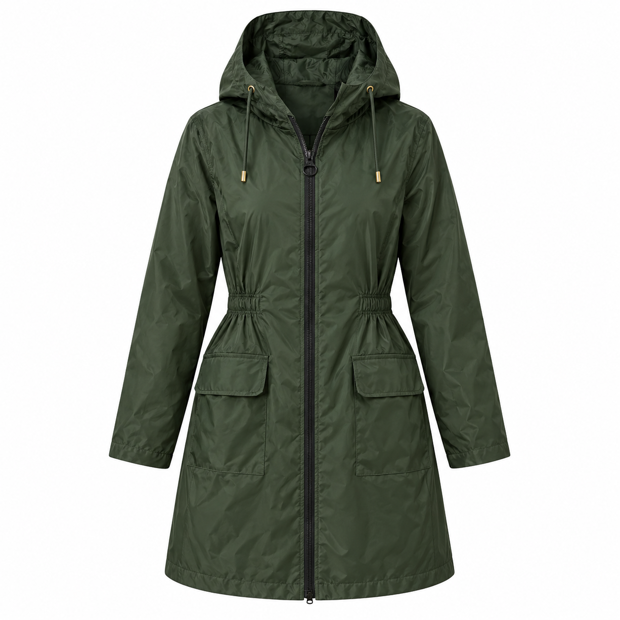 Amelia Turner | Hooded Waterproof Longline Rain Jacket