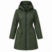 Amelia Turner | Hooded Waterproof Longline Rain Jacket