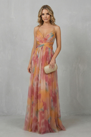 Flora Bennett | Watercolour Print Sleeveless Maxi Dress