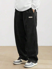 Winifred Campbell | Wide-Leg Corduroy Trousers in Forest Green