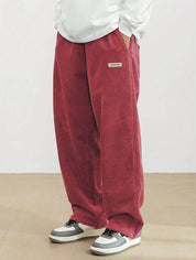 Winifred Campbell | Wide-Leg Corduroy Trousers in Forest Green