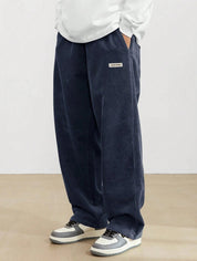 Winifred Campbell | Wide-Leg Corduroy Trousers in Forest Green