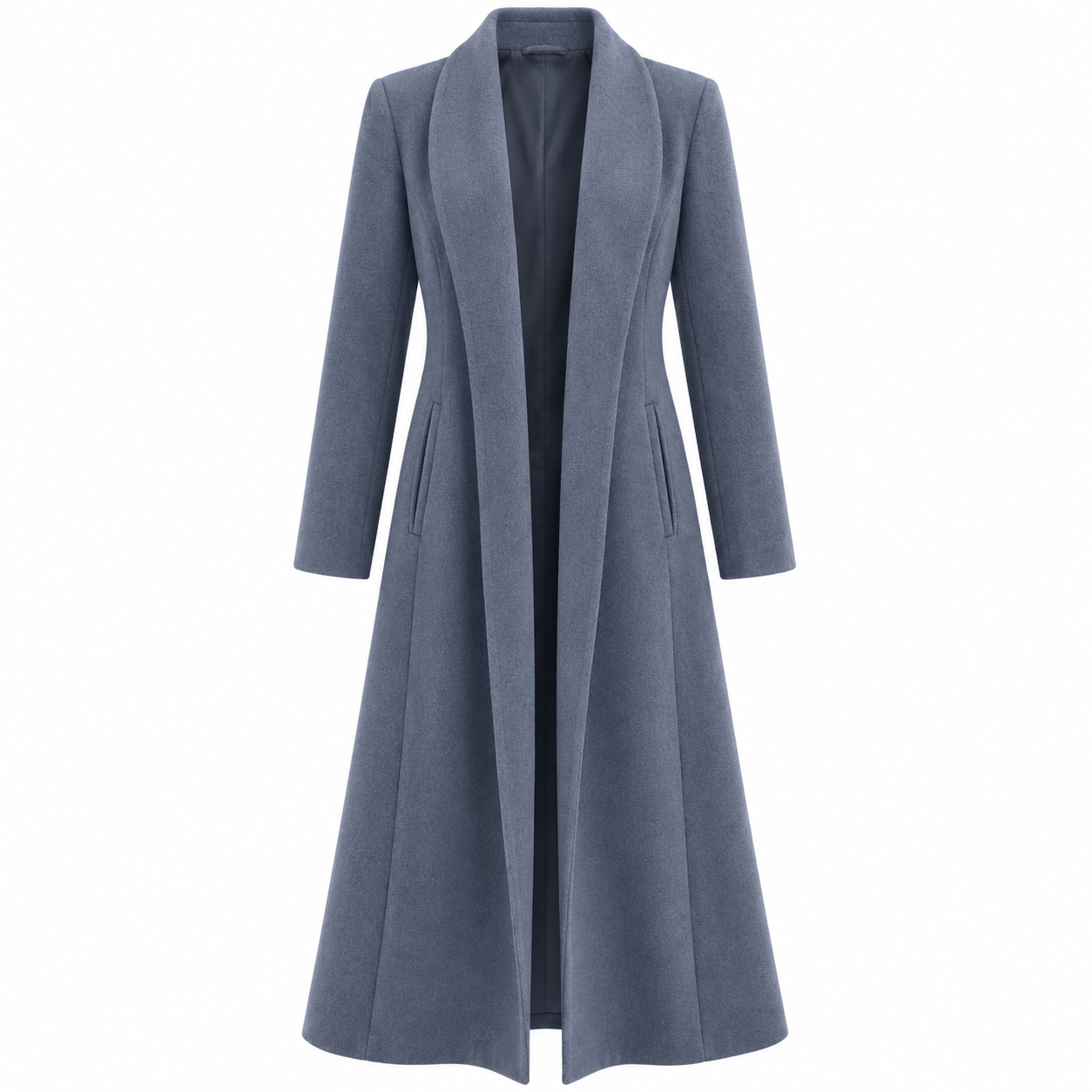 Beatrice Davies | Long Wool-Blend Wrap Coat