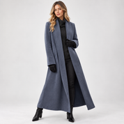 Beatrice Davies | Long Wool-Blend Wrap Coat