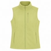Beatrice Hammond | Fleece-Lined Softshell Gilet in Sage Green
