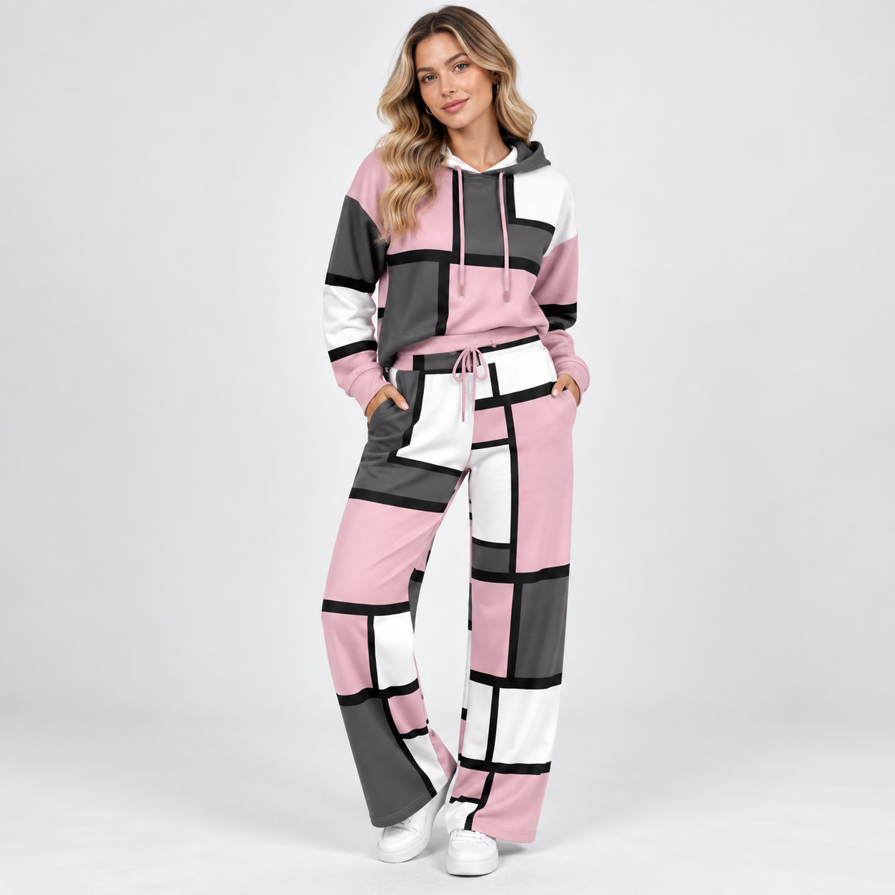 Bethan Ellis | Modern Color-Block Two-Piece Set