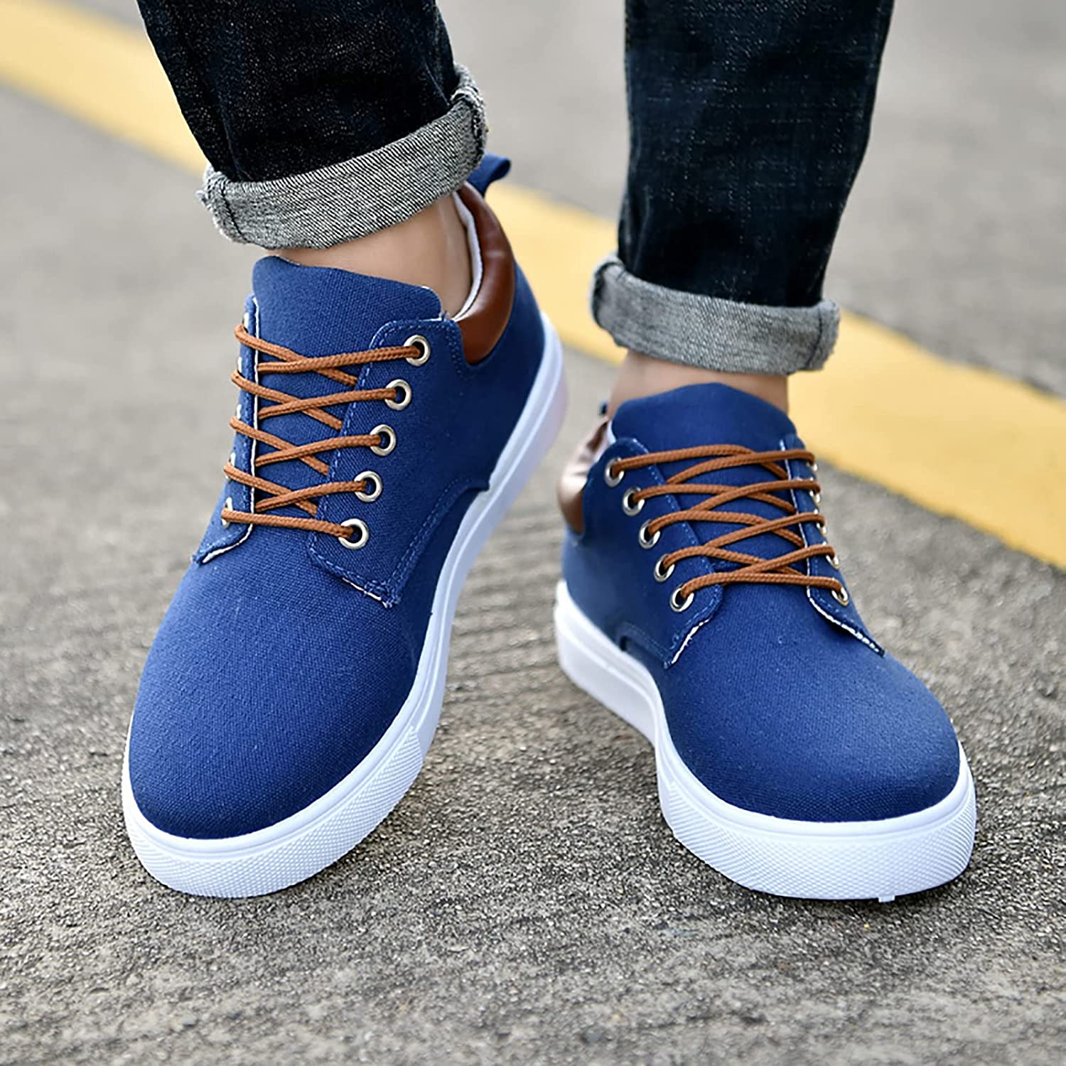 Ethan Crawford | Baskets classiques en toile pour homme