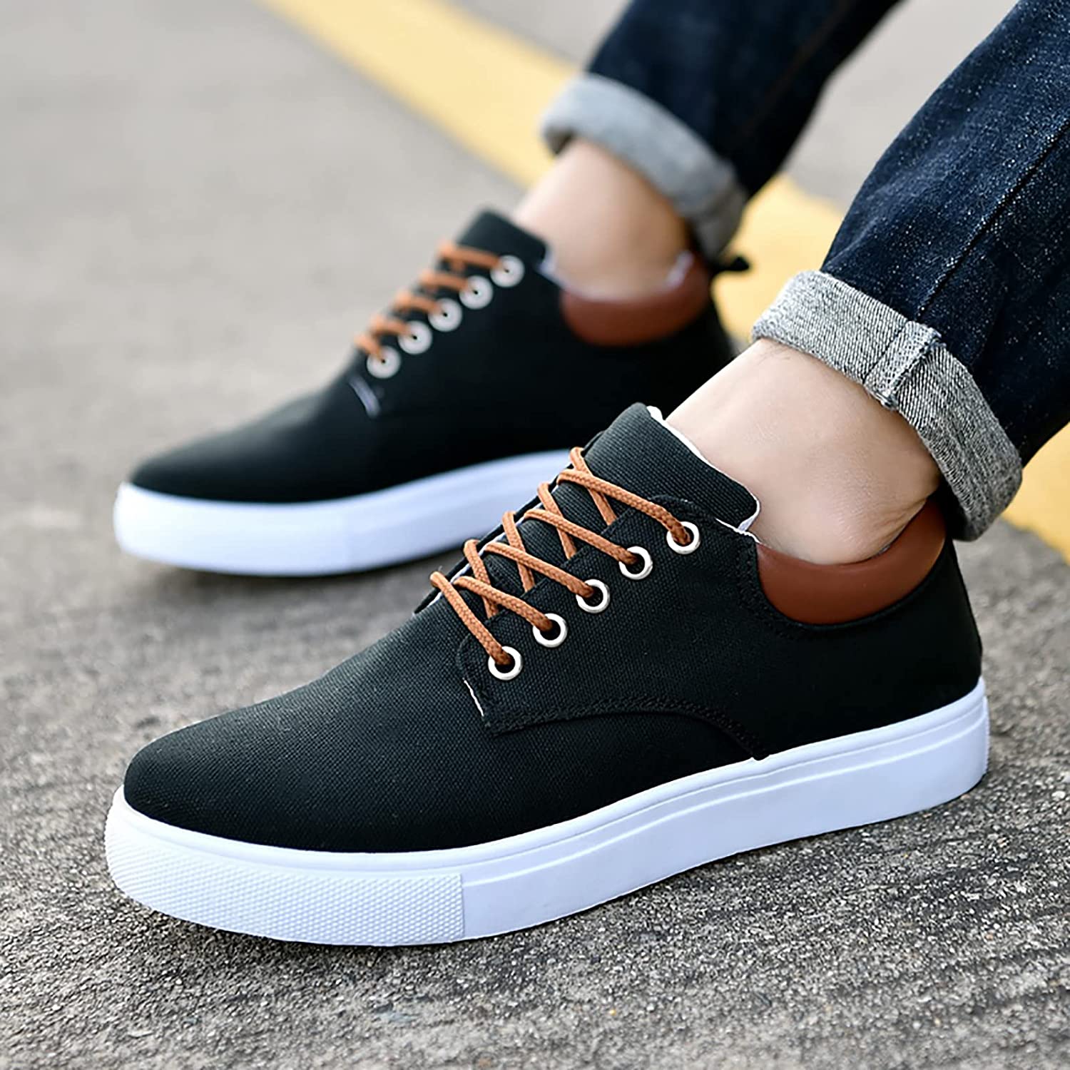 Ethan Crawford | Baskets classiques en toile pour homme