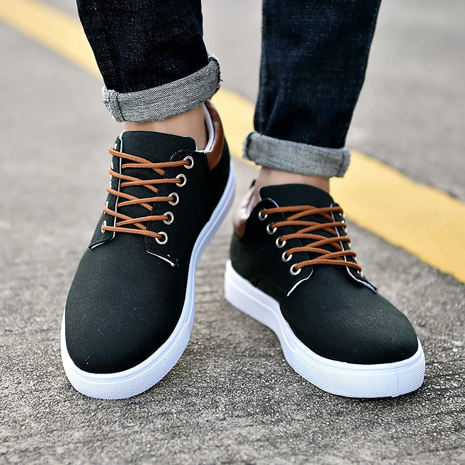 Ethan Crawford | Baskets classiques en toile pour homme