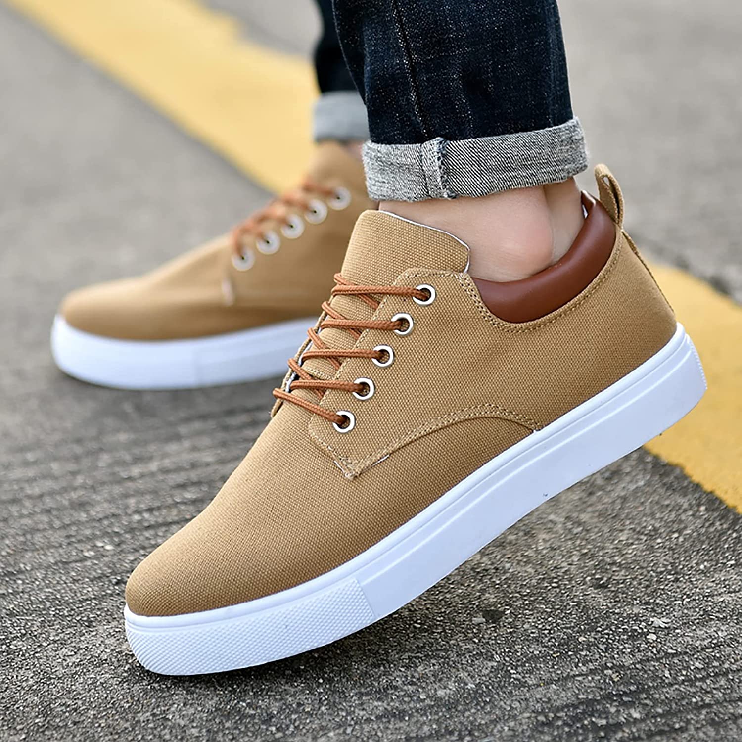 Ethan Crawford | Baskets classiques en toile pour homme