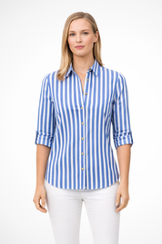 Camille Monroe | Classic Striped Shirt For Women