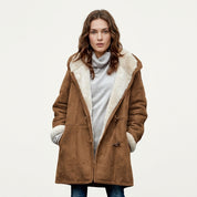 Cecily Barrington | Sherpa-Lined Hooded Toggle Coat