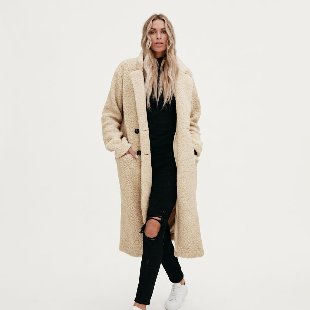 CharlotteHartnellLongTeddyCoatWithButtonFrontClosure-model.jpg