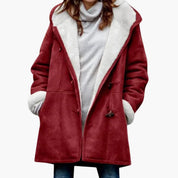 Cecily Barrington | Sherpa-Lined Hooded Toggle Coat