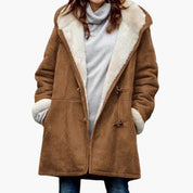 Cecily Barrington | Sherpa-Lined Hooded Toggle Coat