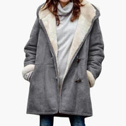 Cecily Barrington | Sherpa-Lined Hooded Toggle Coat