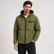 Daniel Ashworth | Veste utilitaire pour homme à capuche et poches multiples