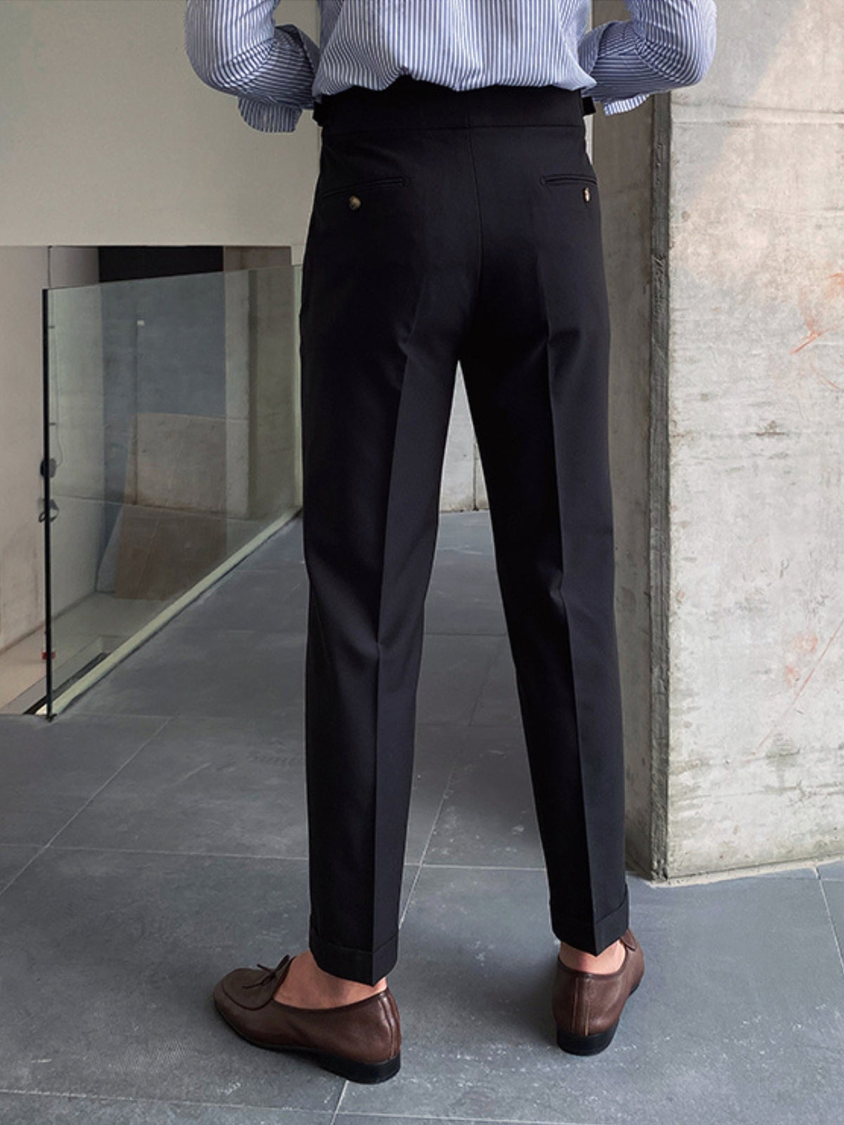 Luca Verano | Tailored Pleated Smart Trousers