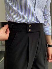 Luca Verano | Tailored Pleated Smart Trousers