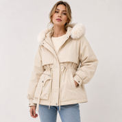 Eleanor Scott | Faux Fur Hood Padded Parka Coat