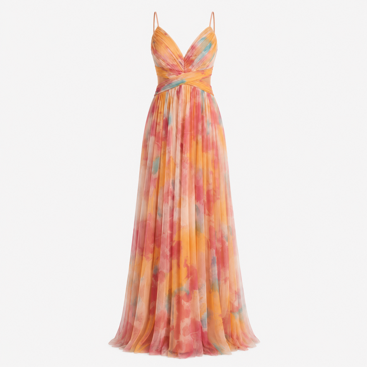 Flora Bennett | Watercolour Print Sleeveless Maxi Dress
