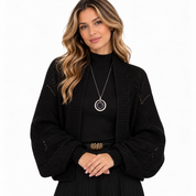 Freya Latham | Chunky Knit Wrap Cardigan