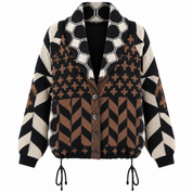 Freya Nolan | Geometric Print Oversized Cardigan