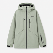 Freya Thompson | Waterproof Hooded Ski Jacket in Sage Green