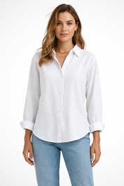 Genevieve Laurent | Classic Button Shirt For Women