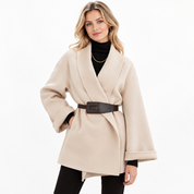 Georgina Thorpe | Wool-Blend Wrap Coat with Tie Belt