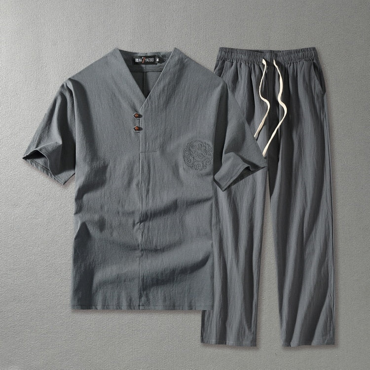 Sebastian Laurent | Ensemble détente en lin pour homme