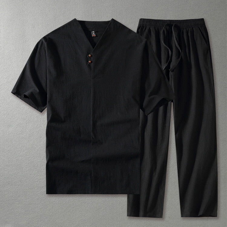 Sebastian Laurent | Ensemble détente en lin pour homme