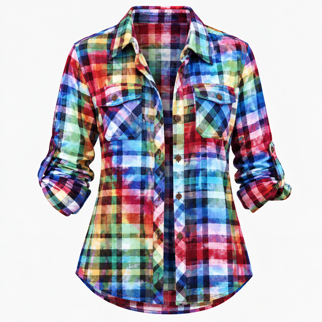 Harriet Chamberlain | Blouse à carreaux boutonnée