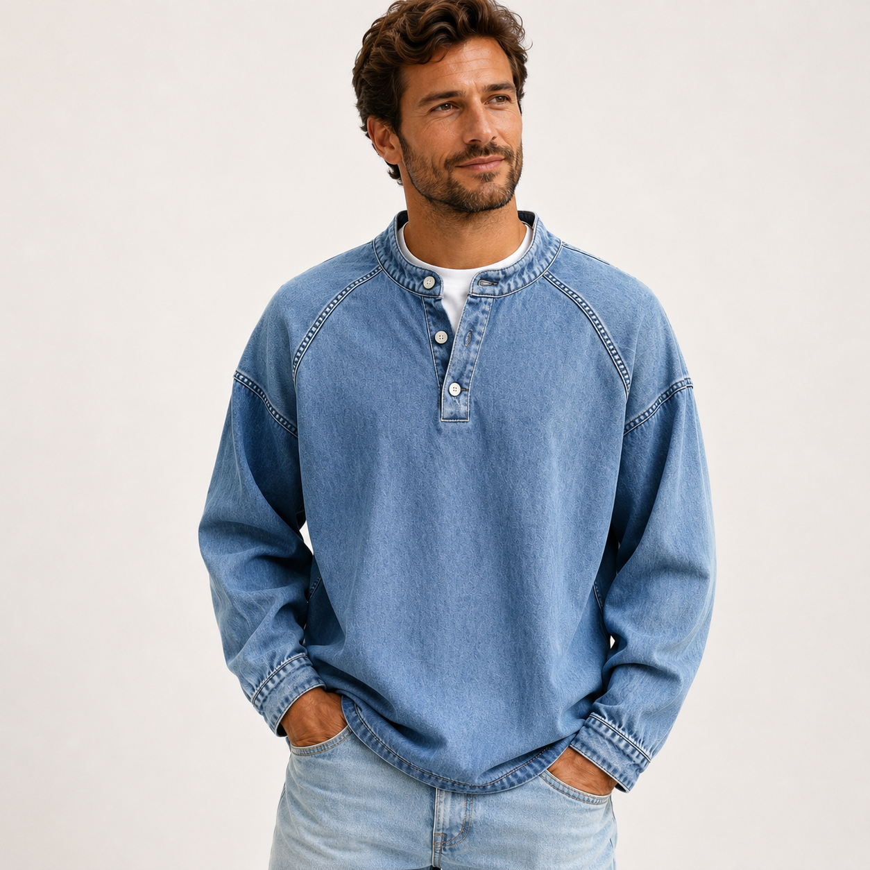 HarrietWoodsWashedDenimHenleySweatshirtwithButtonPlacket-model.png