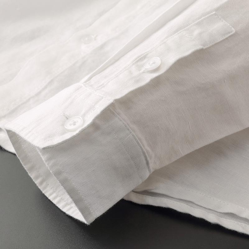 Leonardo Varese | Linen Hooded Shirt For Men