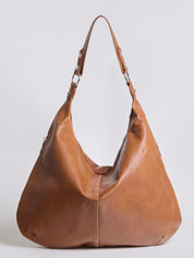 Adeline Vosburgh | Black Leather Shoulder Bag for Women
