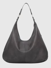 Adeline Vosburgh | Black Leather Shoulder Bag for Women