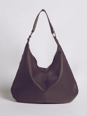 Adeline Vosburgh | Black Leather Shoulder Bag for Women