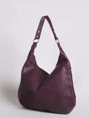 Adeline Vosburgh | Black Leather Shoulder Bag for Women