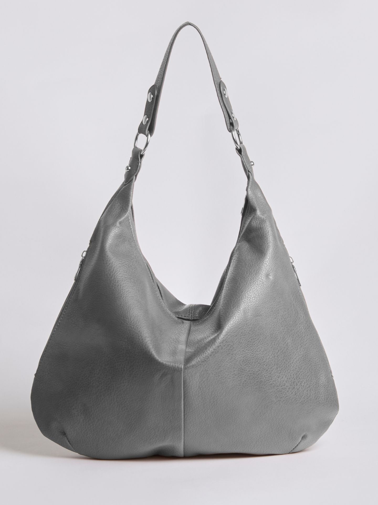 Adeline Vosburgh | Black Leather Shoulder Bag for Women