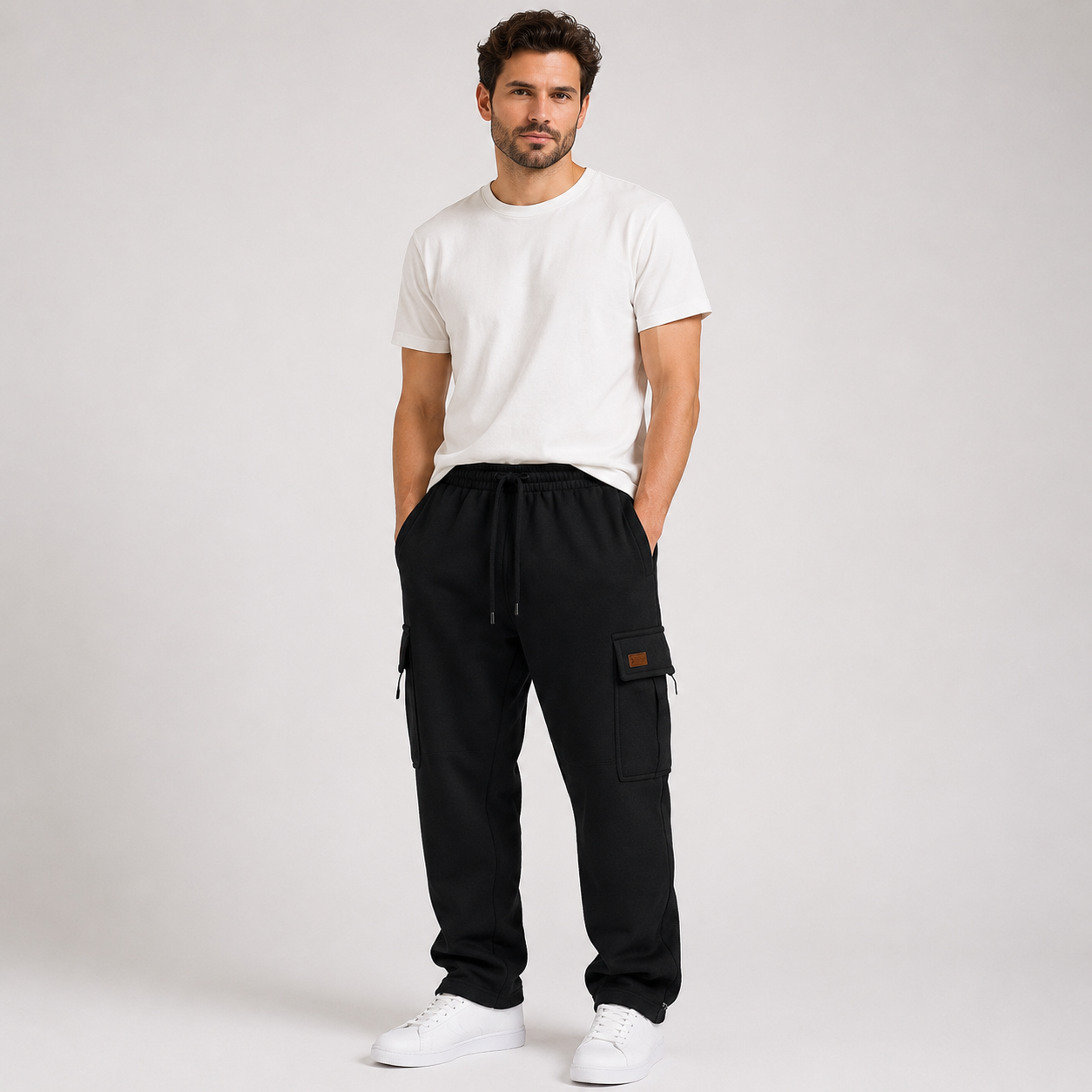 Jack Fletcher | Loose Fit Cargo Joggers for Men